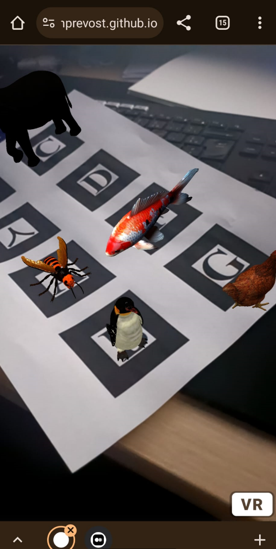 Animaux en RA